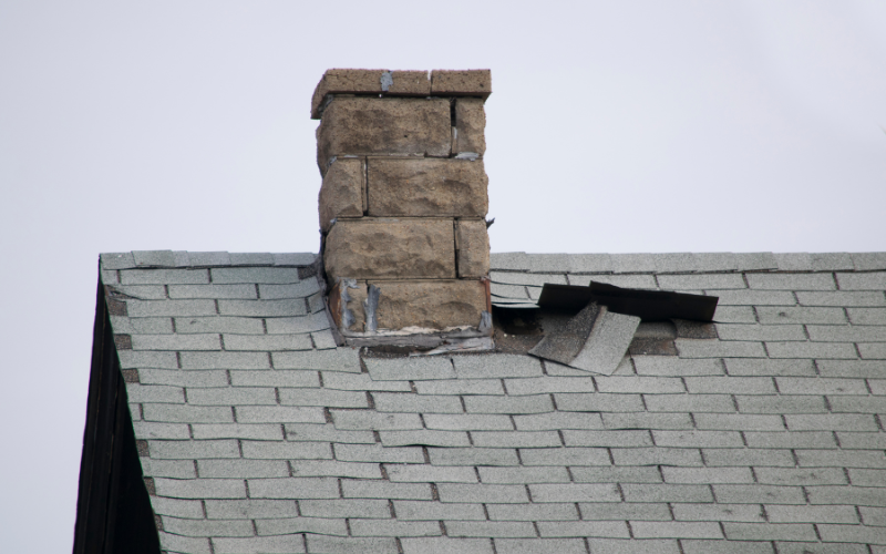 Repairs to hail-damaged roofs